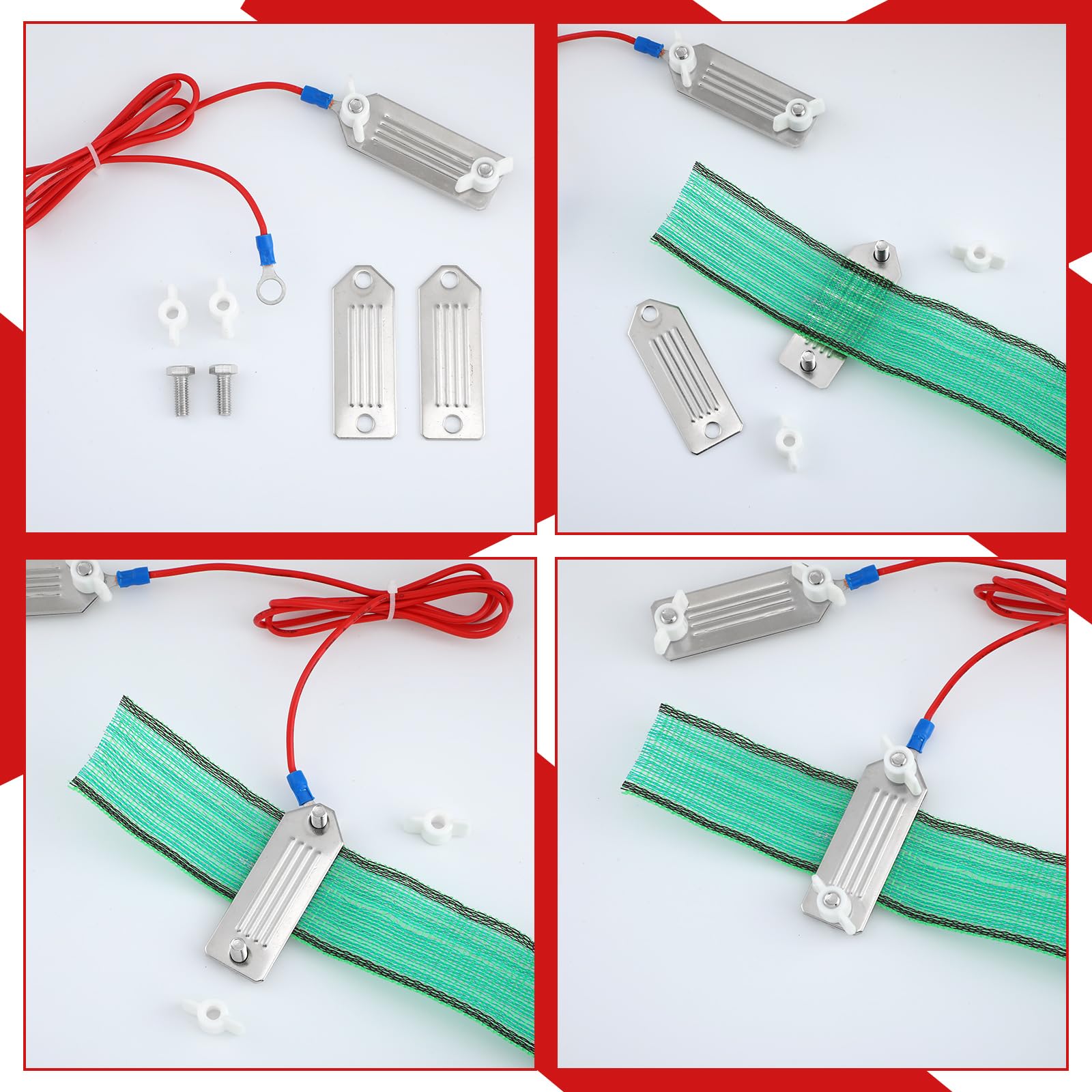 Kanayu stainless-steel fence connector resists wear for long-lasting use.