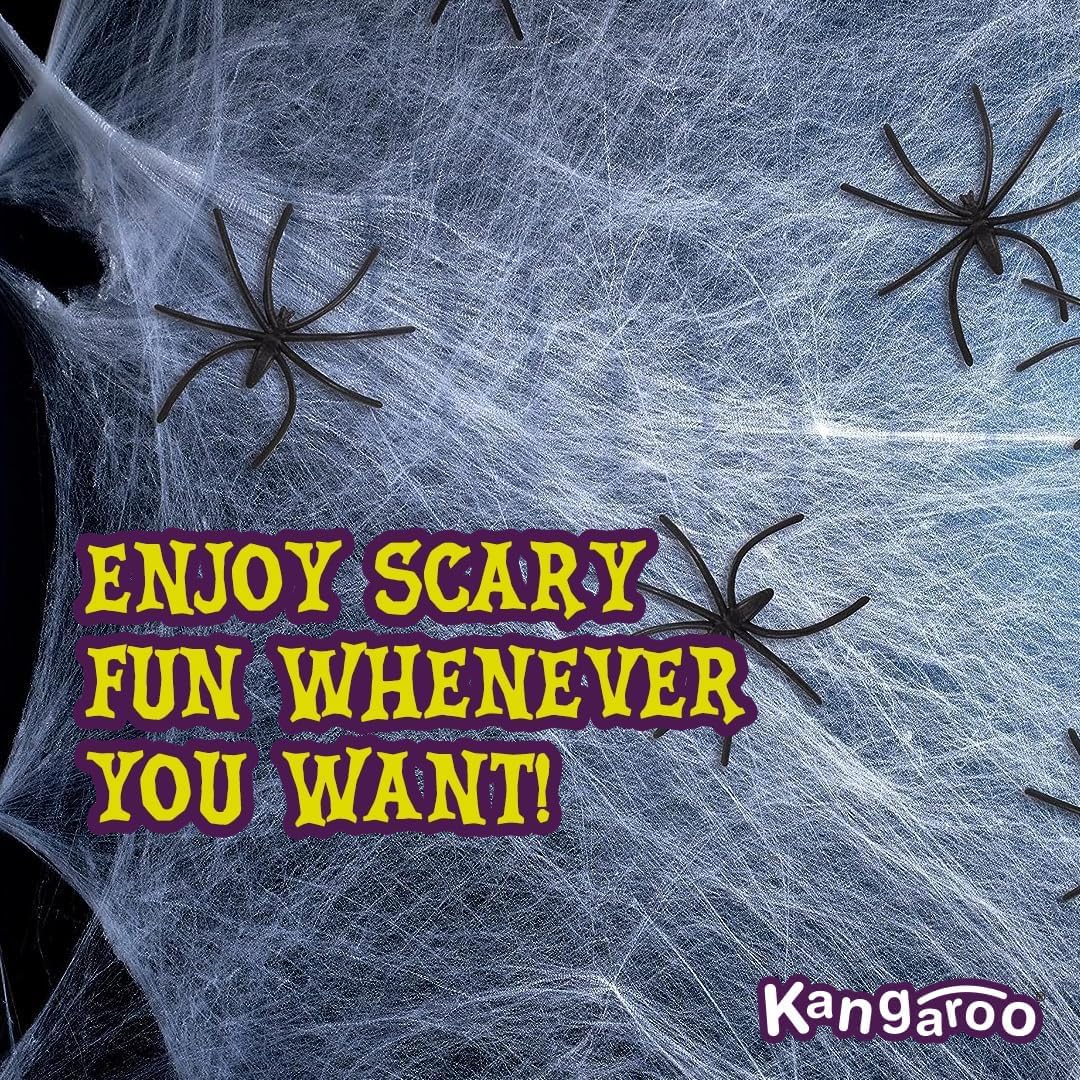 Kangaroo Halloween webbing decor suitable for walls and railings.