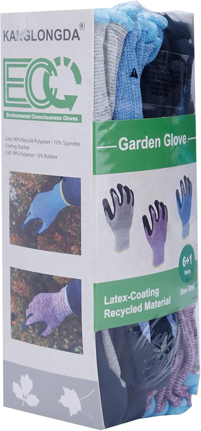 KANGLONGDA eco-friendly gloves made with recycled PET bottles to reduce footprint