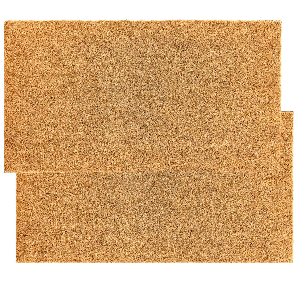 KANKUN Coco Coir door mat front view for busy entryways
