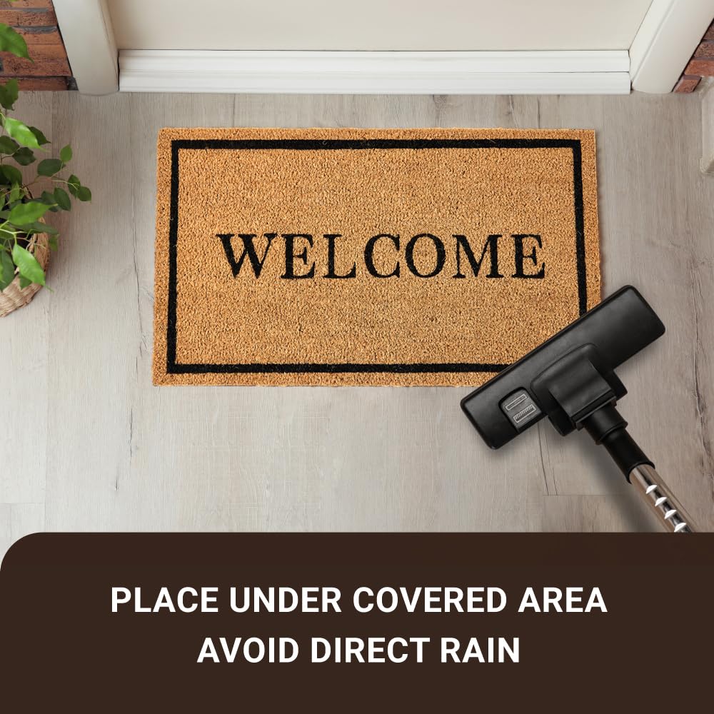 KANKUN coir mat featured for low maintenance and easy cleaning