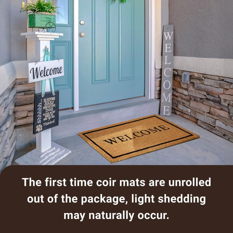 KANKUN door mat by garden door designed for weather-resistant entry