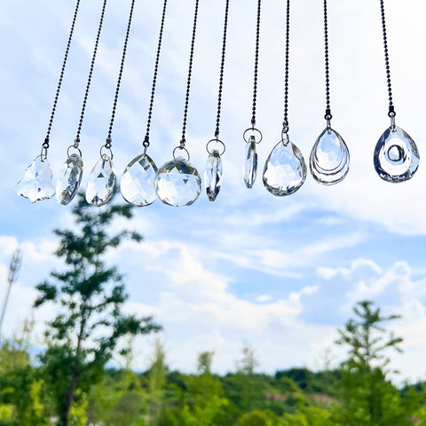 KANPURA bauhinia-mesh crystal suncatcher adds modern shimmer
