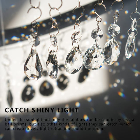 Kanpura chandelier pendant prisms elevate room ambiance with shimmer