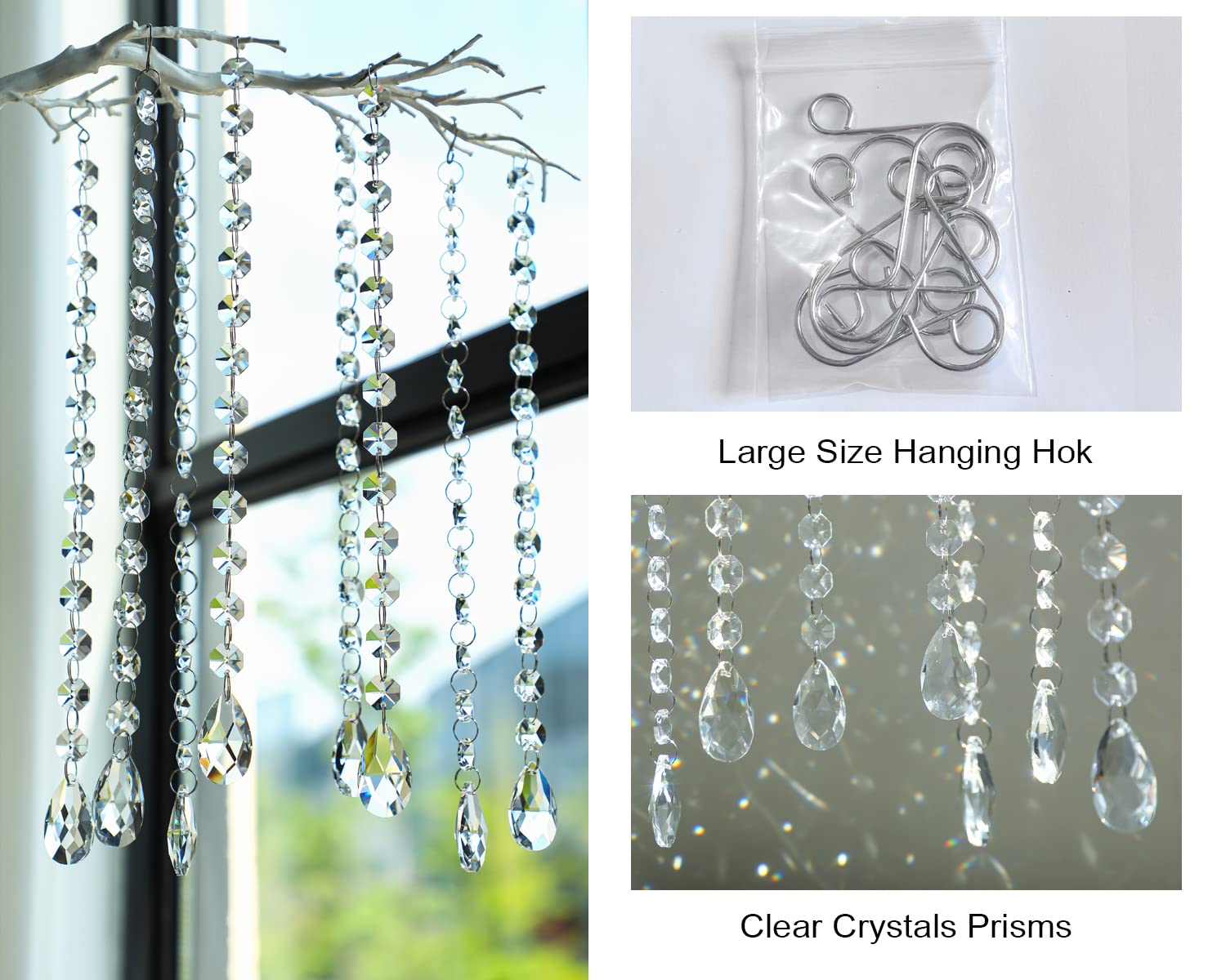 KANPURA crystal decor ideal for Christmas trees and seasonal displays.