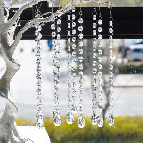 KANPURA suncatcher crystal strands brighten windows with light play.