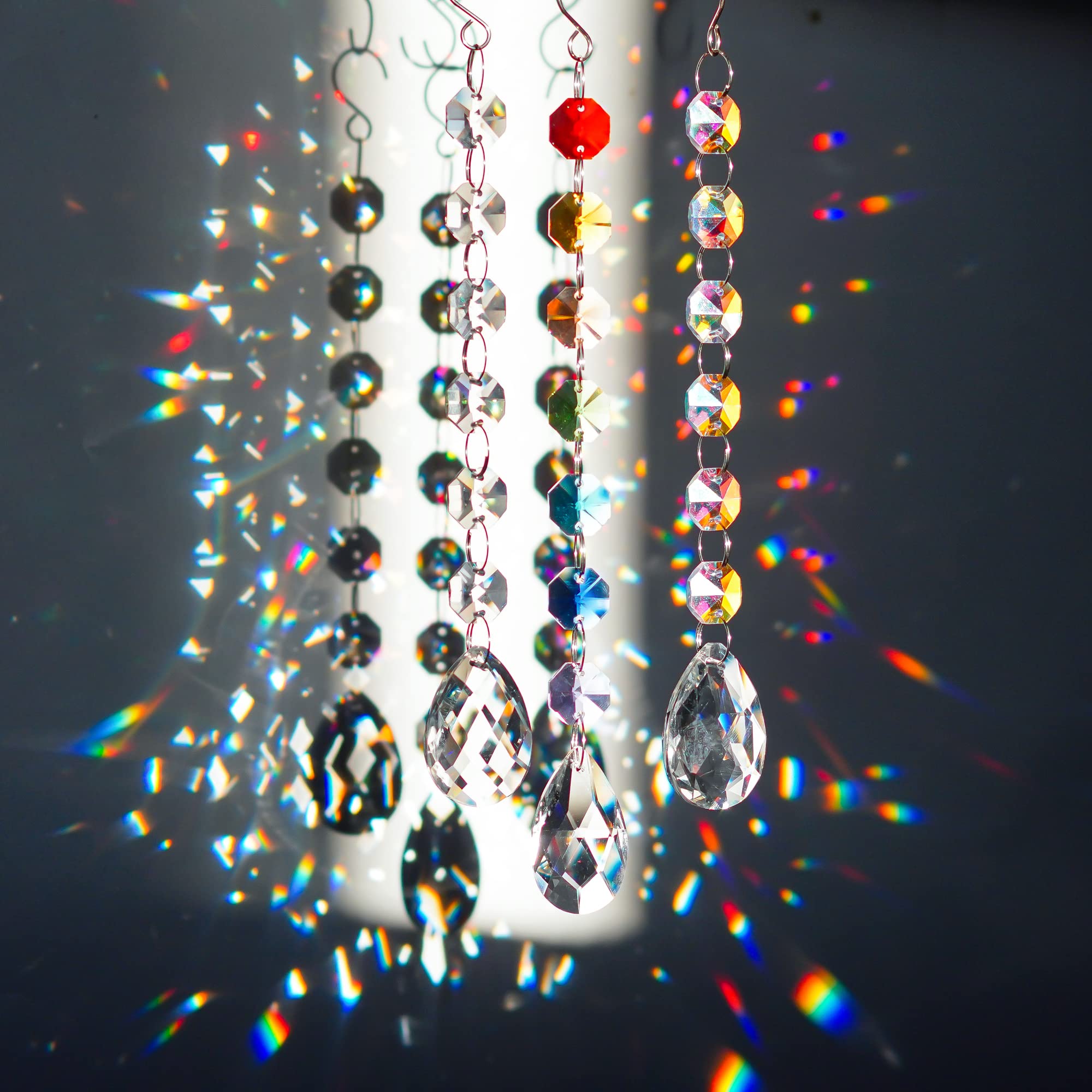 kanpura DIY Suncatchers silver rings durable fittings for secure hanging