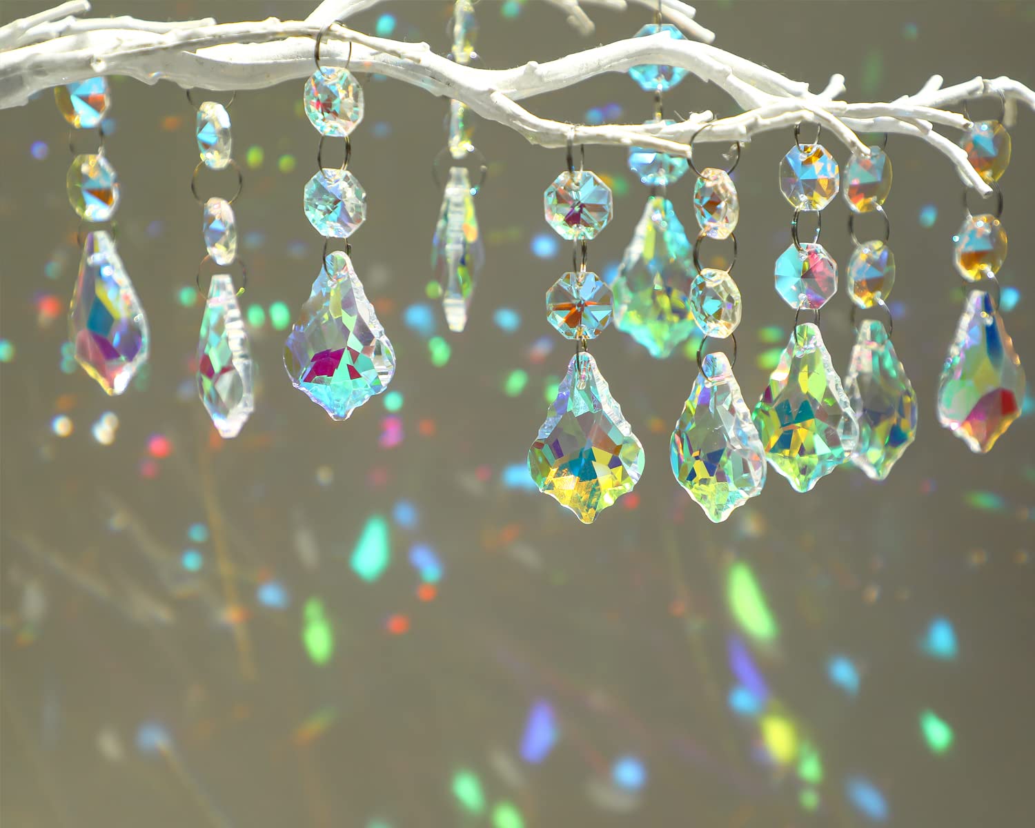 Kanpura hanging crystal beads for windows and chandeliers