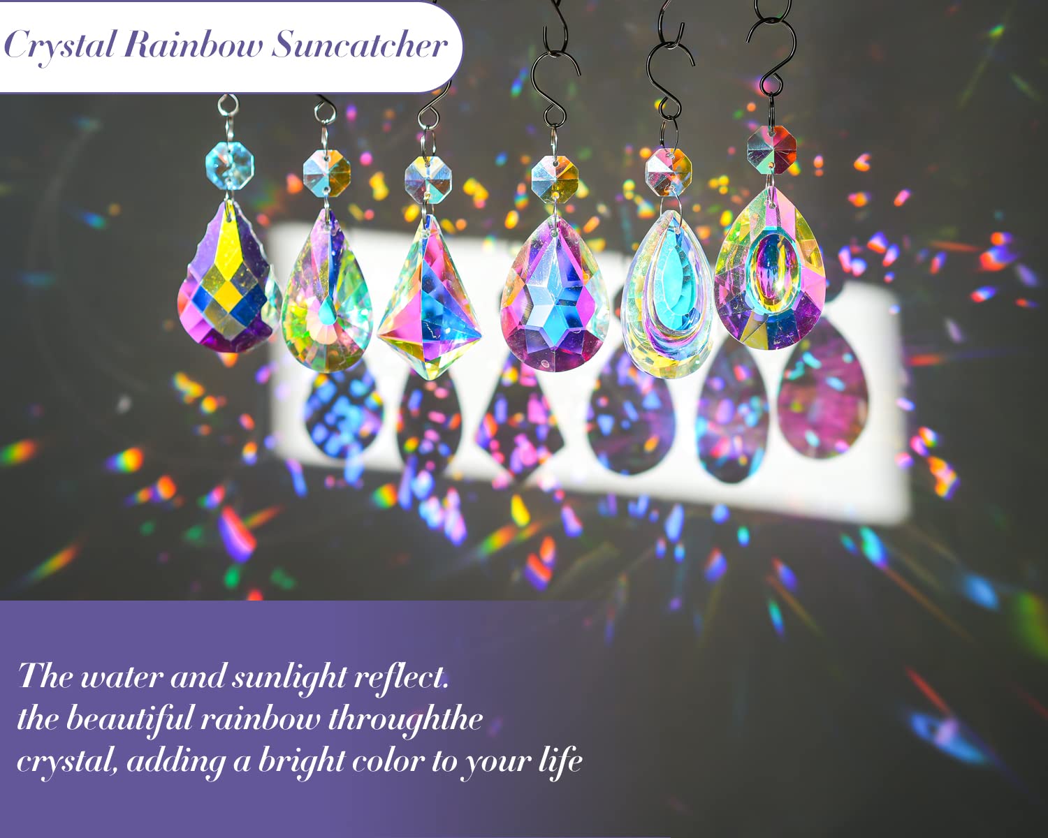 Kanpura K9 crystal glass sun catcher for lasting sparkle.