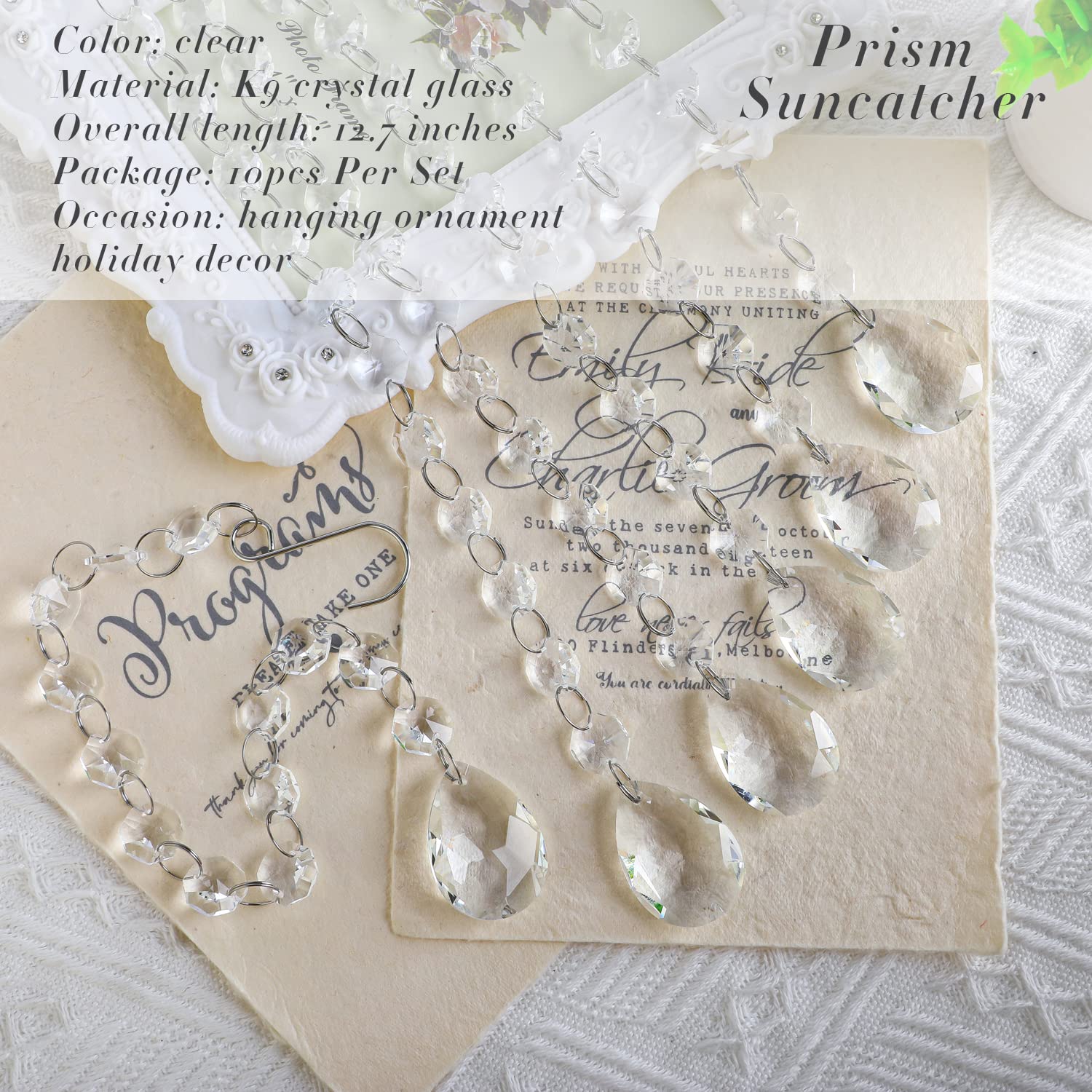 Versatile for chandeliers, lamps, weddings, and seasonal decor.