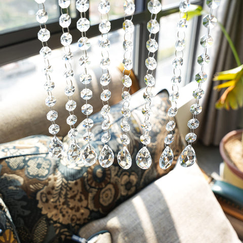 KANPURA top octagon beads 14mm complement teardrop crystals for premium detailing.