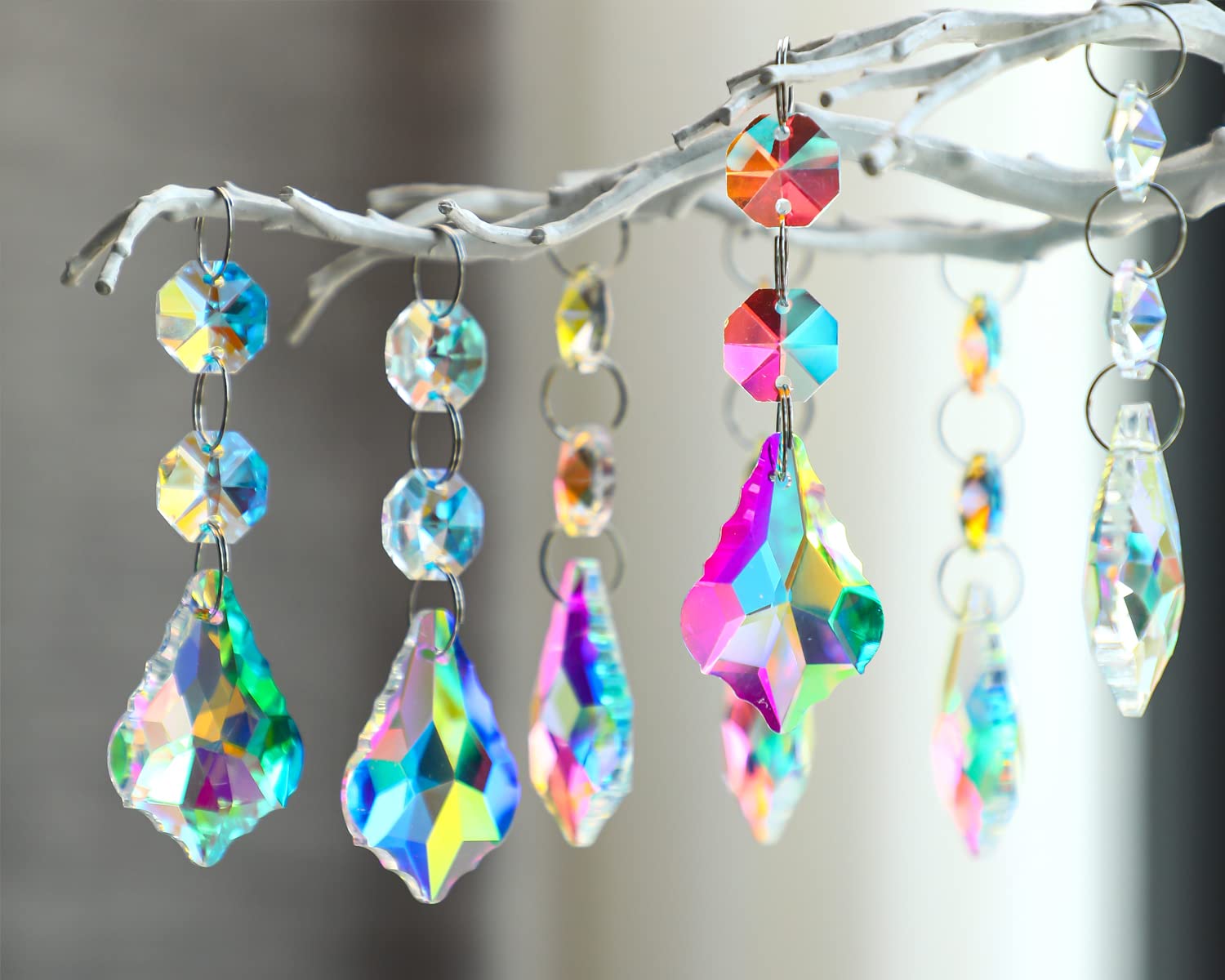 Kanpura crystal prisms ideal for weddings and Christmas displays