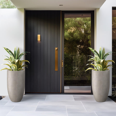 Kante planter suitable for indoor and outdoor use, enhancing year-round décor.
