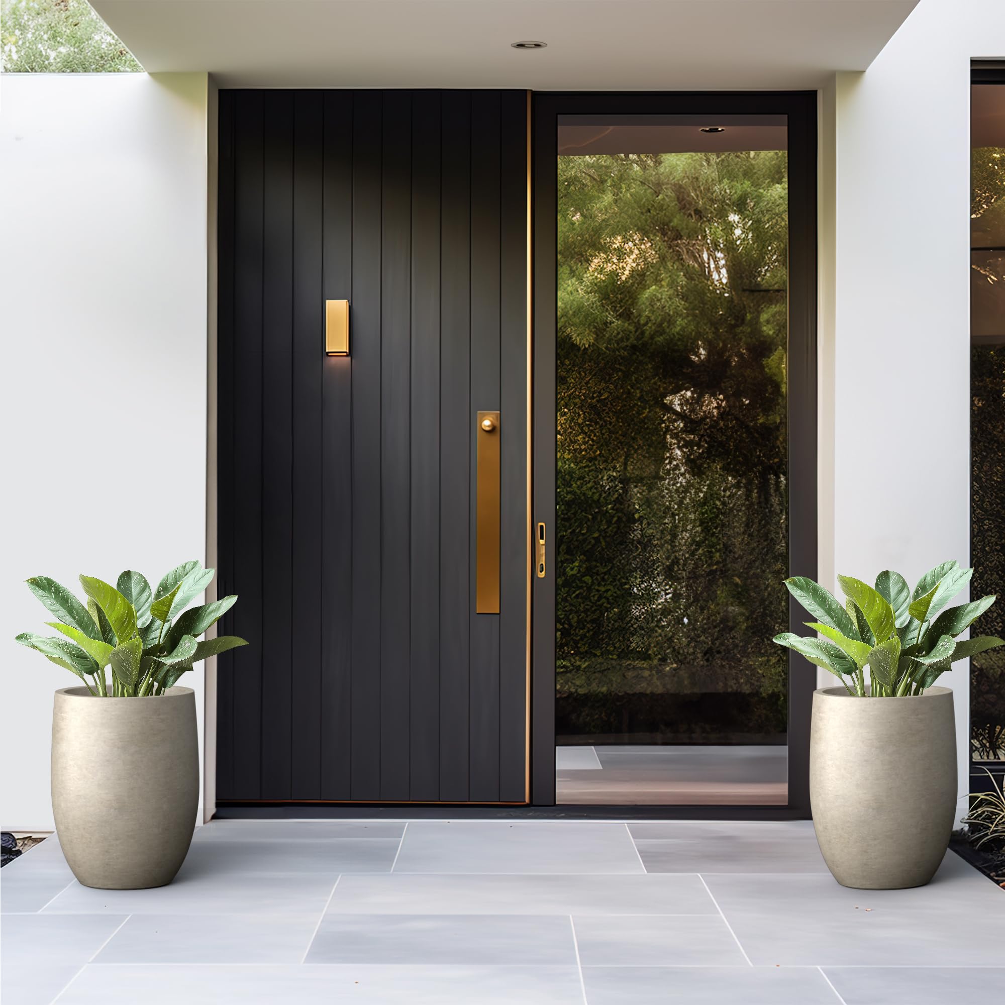 Interior space of Kante planter accommodates diverse plant roots.