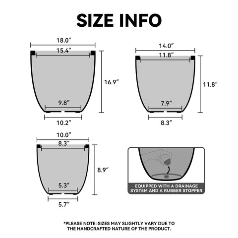 Kante planter shows drainage holes for easy water management outdoors