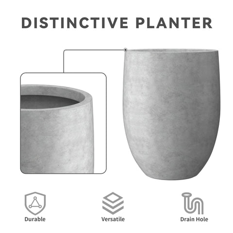 UV resistant coating keeps color vibrant on Kante planter outdoors