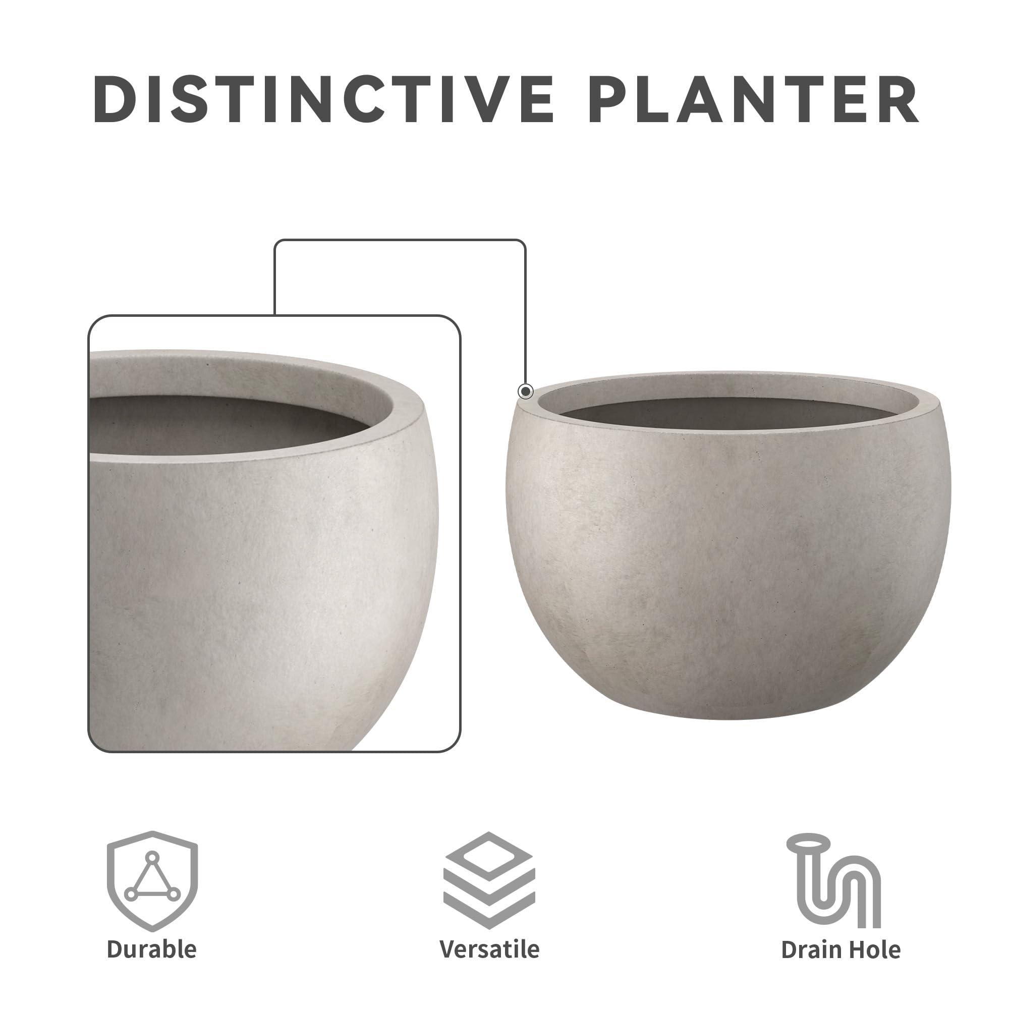 Kante curved silhouette adds a contemporary focal point.