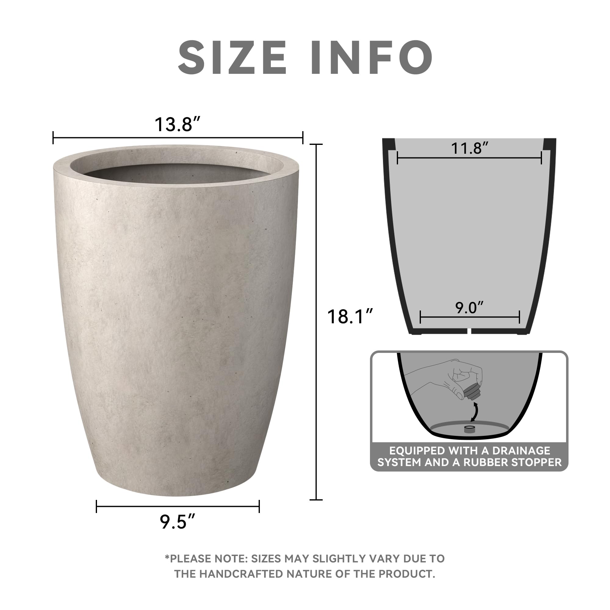 kante modern concrete planter designed for durable indoor-outdoor use and easy maintenance