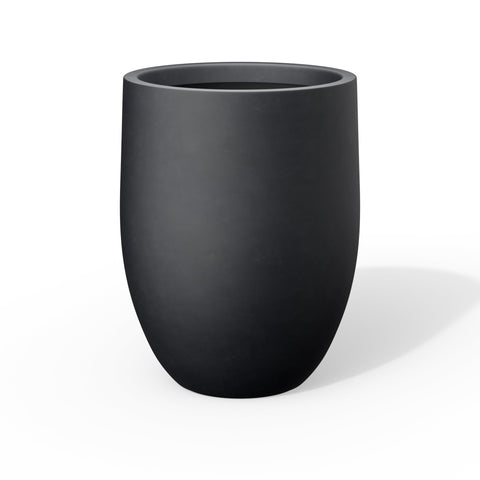 Kante tall concrete planter with 21.7-inch height for a striking vertical display.