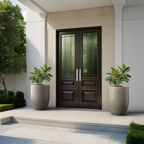 Kante planter on balcony blends with grey tones for cohesion