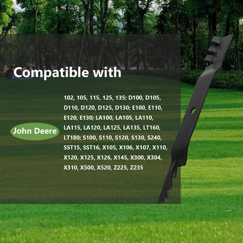 Mowing scene with GX22151 blades delivering mulching performance