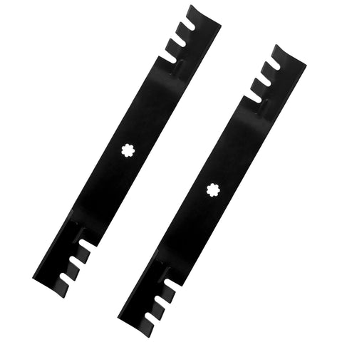 KANXAJJY GX22151 toothed blade close-up for durable mulching