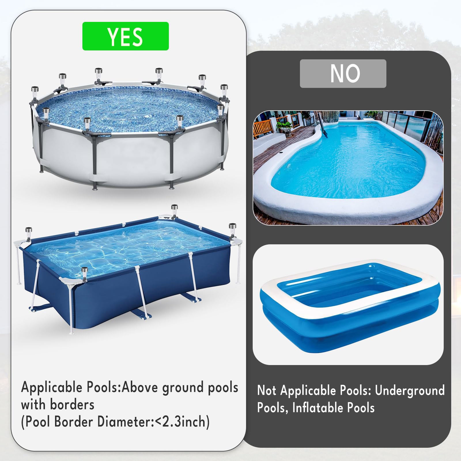 kaoer included bands simplify setup on frame pools