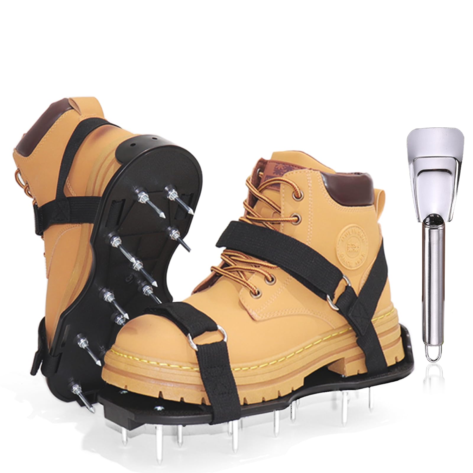 Kaoer lawn aerator shoes pre-assembled for quick lawn care.
