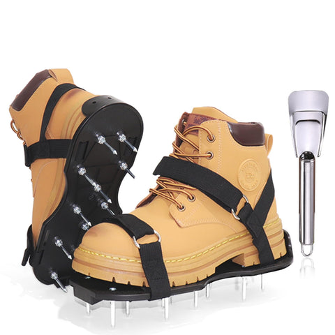 Kaoer lawn aerator shoes pre-assembled for quick lawn care.