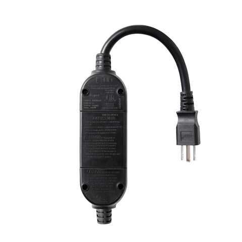 Kaper GFCI inline plug auto-reset capability for quick recovery after trips