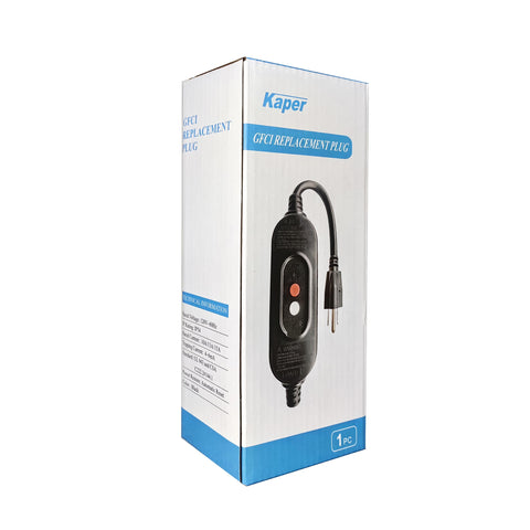 Kaper GFCI inline plug waterproof and durable for outdoor use