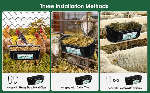 Kapihi elevated design reduces waste and keeps feed clean.