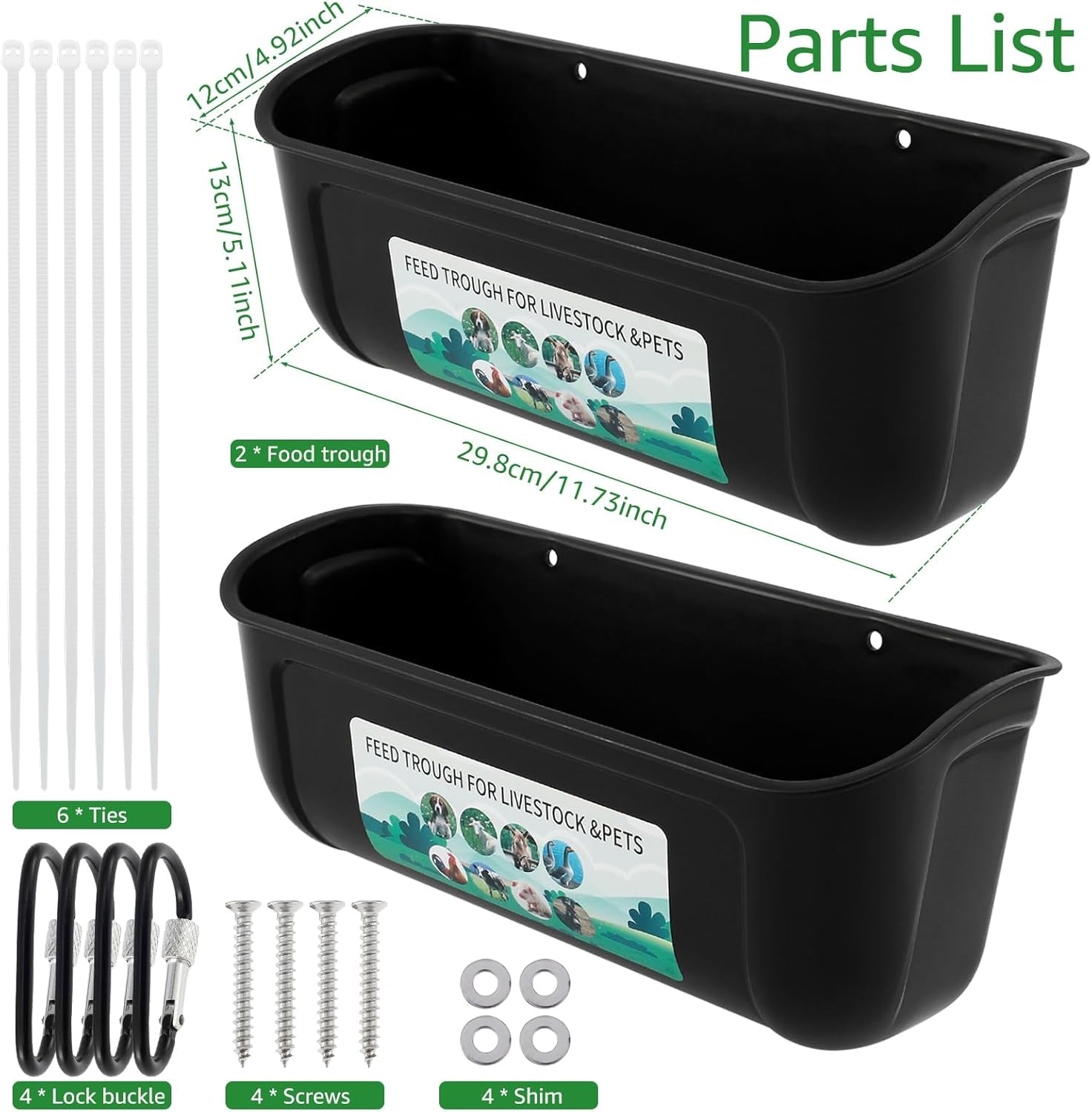 Kapihi hanging feeder with mounting options highlights easy wall or fence install.