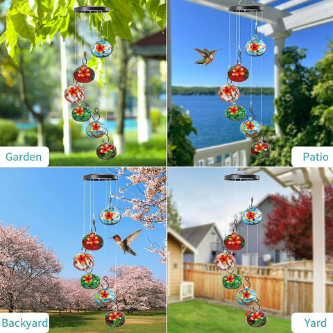 Kapihi wind-chimes feeder durable, fade-resistant for long outdoor use.