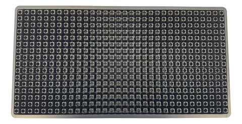 Kapok Candle Co 512-cell tray stacked design saves space in grow rooms