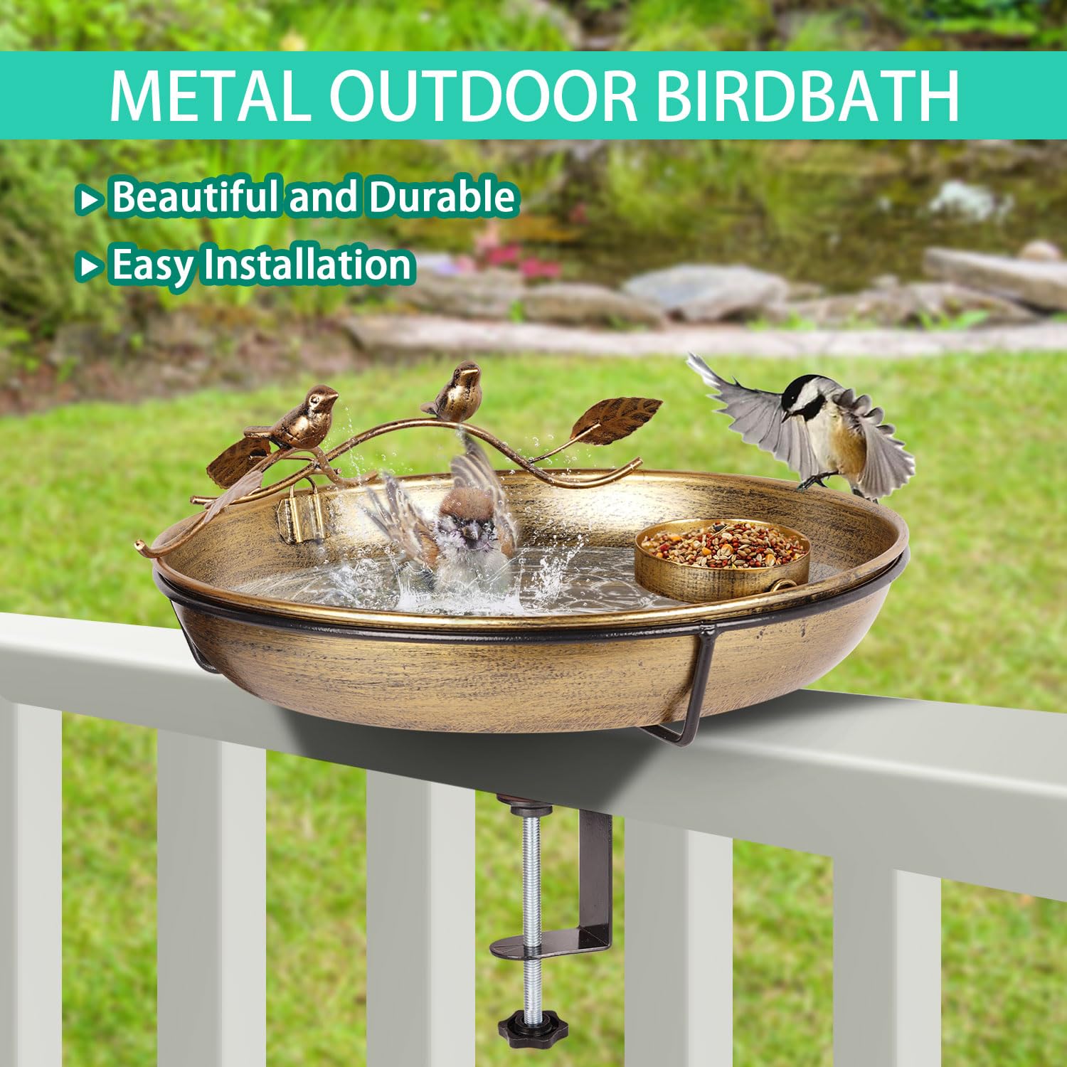 kapwall decorative branch perch provides resting space for visiting birds