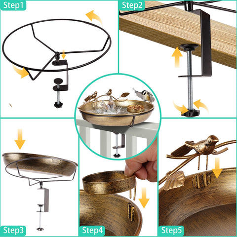 kapwall tool-free clamp attaches to railings for quick setup