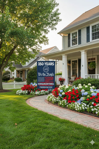 KARAVA double-sided flag design with vibrant colors for outdoor display
