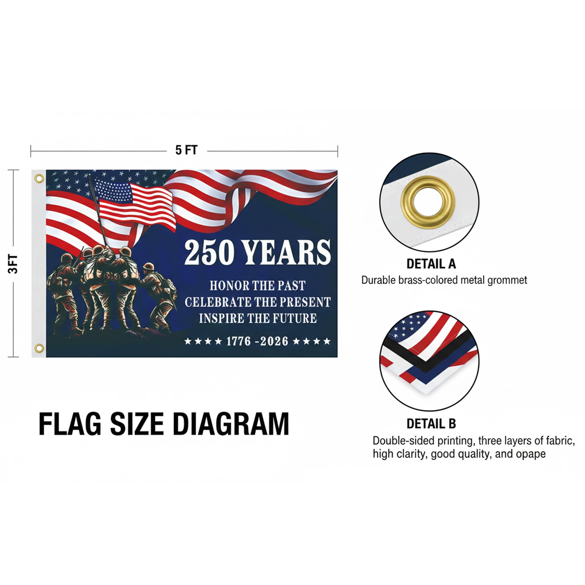 KARAVA double-sided printing offers clear visibility from any angle.