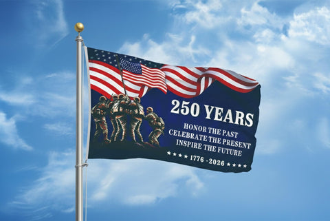 KARAVA weather-resistant outdoor flag construction withstands wind and rain.