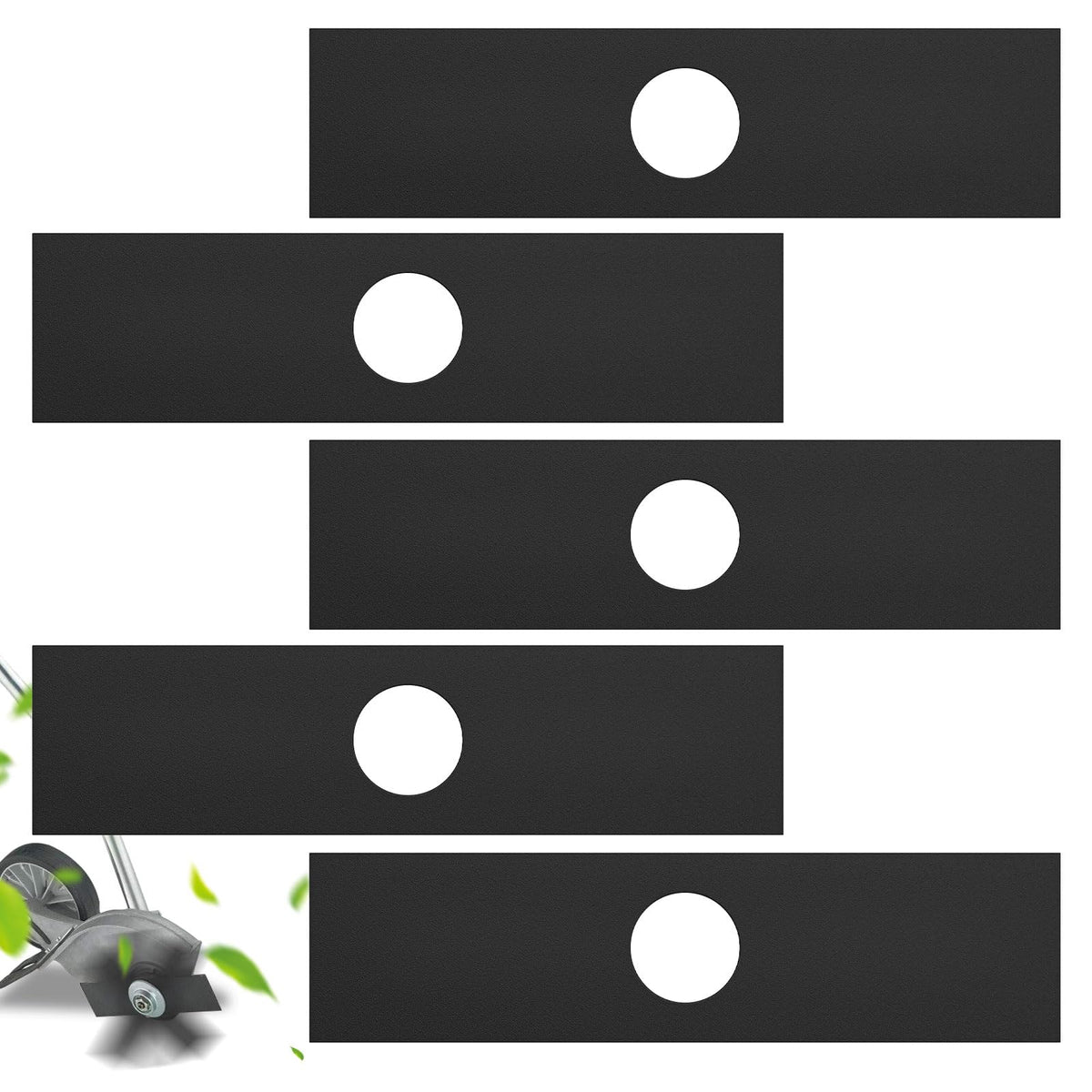 Karbay 5-pack edger blades front view, durable edging and sharp cuts