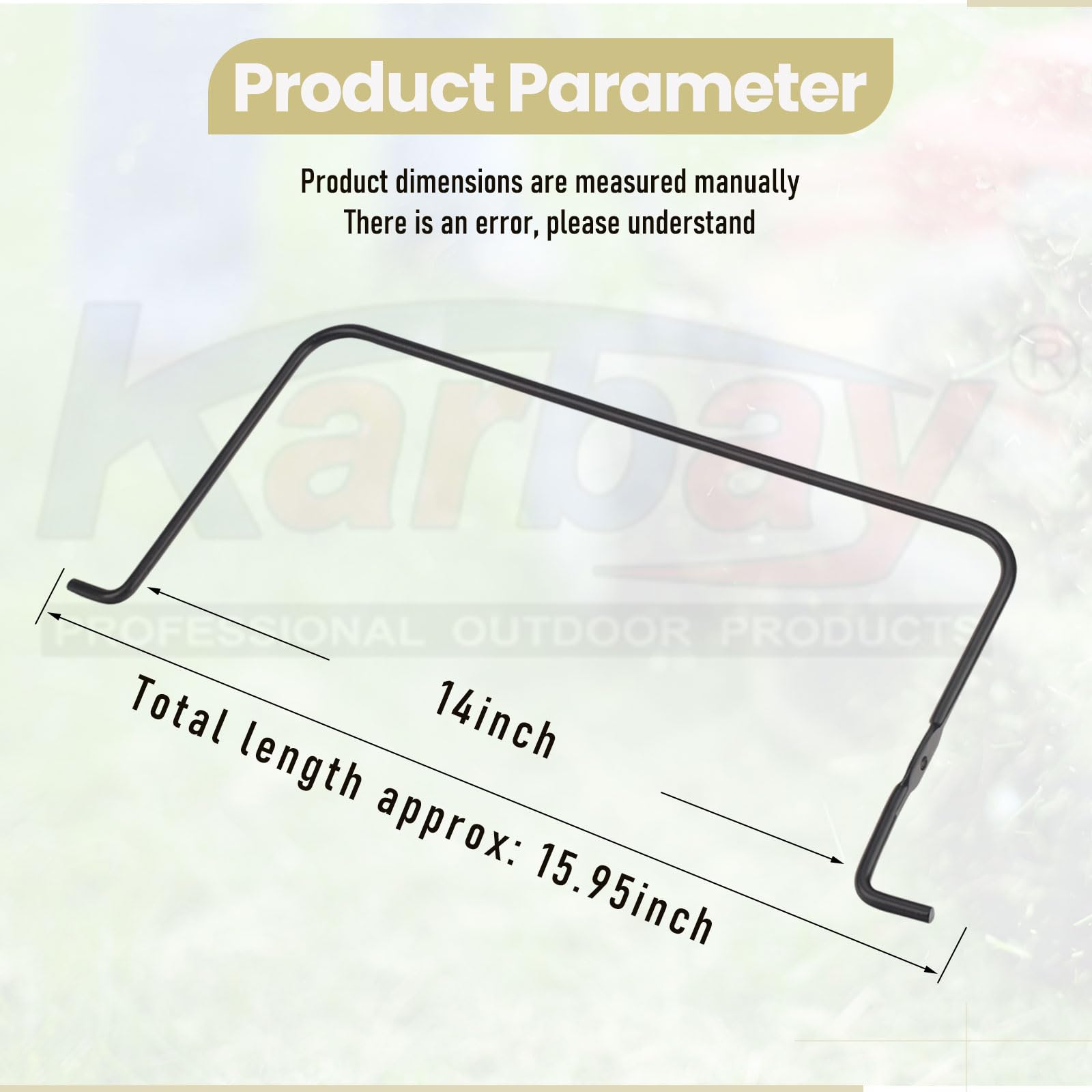 Karbay bail control bar for Craftsman compatibility ensures smooth control during yard work.