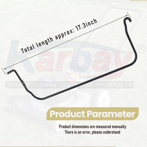 Karbay bail control bar installation step1 image highlighting simple mounting