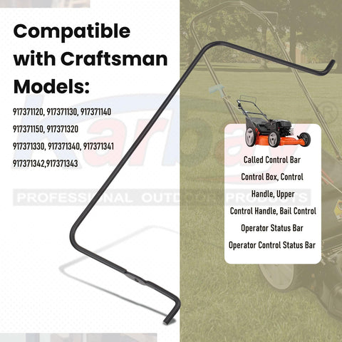 Karbay bail control bar for Weed Eater compatibility supports safe, steady operation.