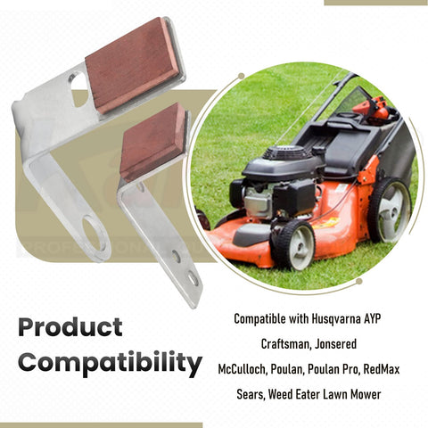Karbay compatible with Husqvarna and AYP for broad mower compatibility.