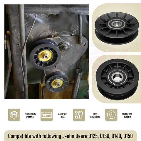 Karbay drive belt idler kit with two pulleys ready for installation