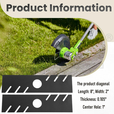 Karbay edger blade compatible with Stihl for consistent cuts