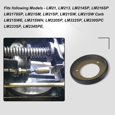 Karbay friction wheel disc demonstrating compatibility with Ariens and John Deere units