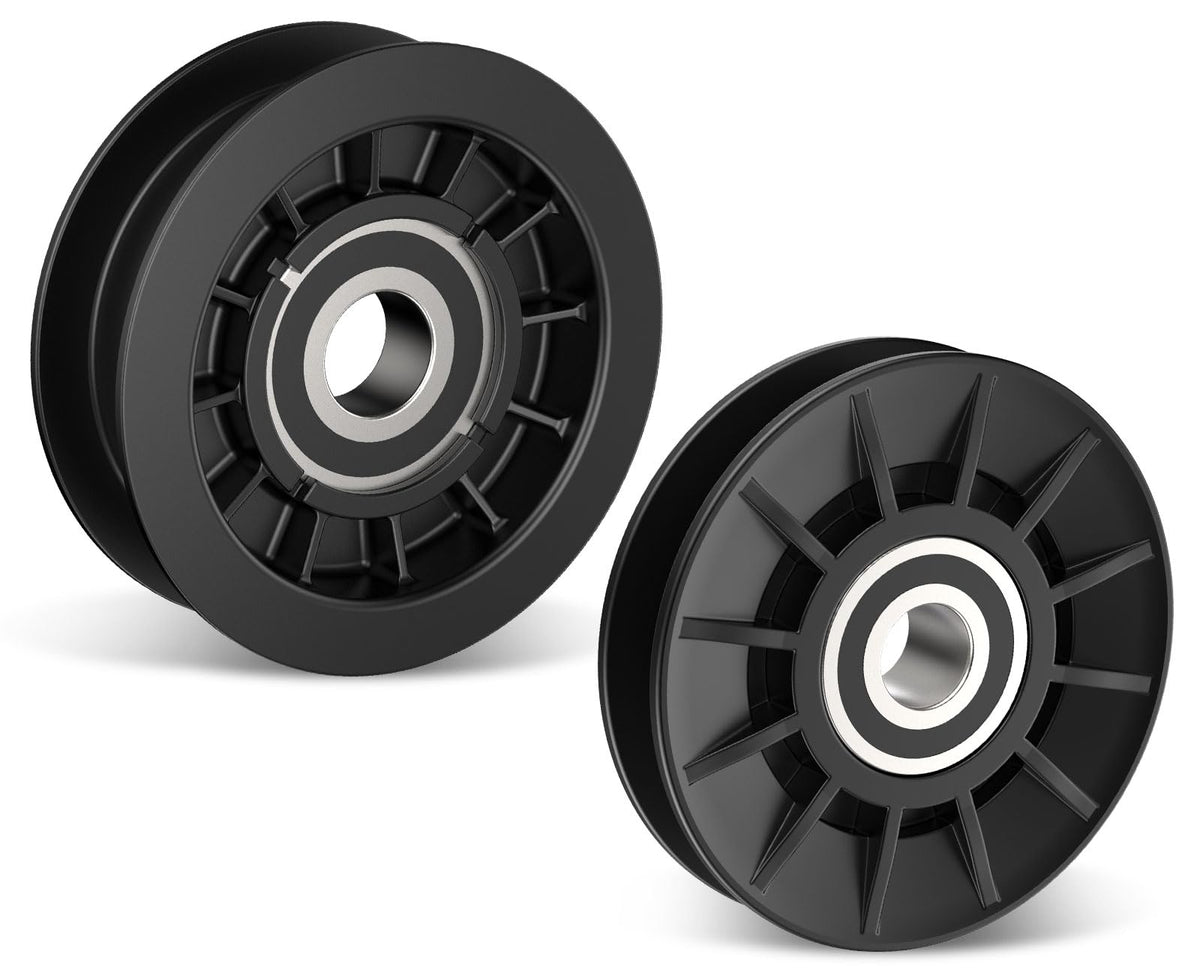 Karbay GX20286 pulley closeup with V-side contact for precise belt guidance