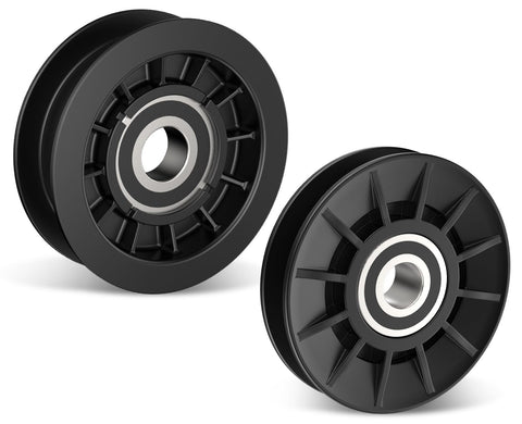 Karbay GX20286 pulley closeup with V-side contact for precise belt guidance
